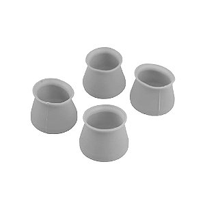 Kit 4 Protetores de Silicone Resistente para Pé de Móveis