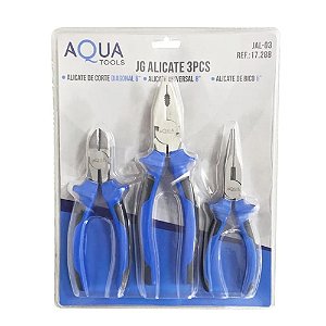 Jogo de Alicates 3 Peças Aquatools