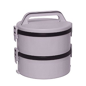Marmita Térmica Plástica 2 Pratos 1.5 Litros Tekcor Soprano