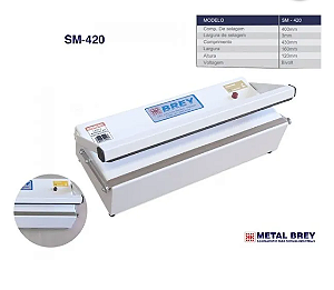 Seladora Metal Brey de mesa  barra 40 CM SM-420