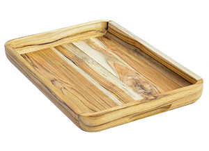 Gamela Stolf de madeira Teca 47,5x31,5CM