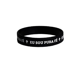 Pulseira de Silicone Pura Fé