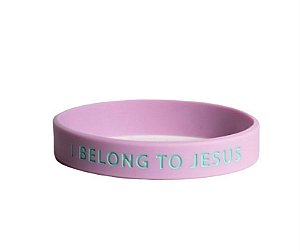 Pulseira de Silicone I Belong to Jesus