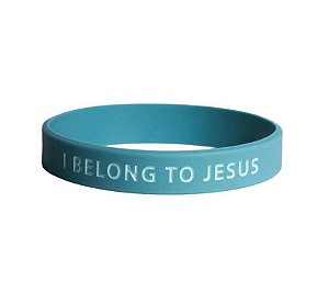 Pulseira de Silicone I Belong to Jesus