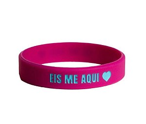 Pulseira de Silicone Eis Me Aqui