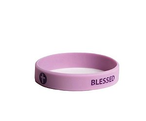 Pulseira de Silicone Blessed