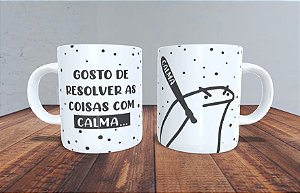 Caneca Meme Flork Amor - DNA Personalizados