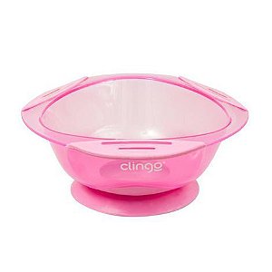 Prato com Ventosa - Rosa - Clingo