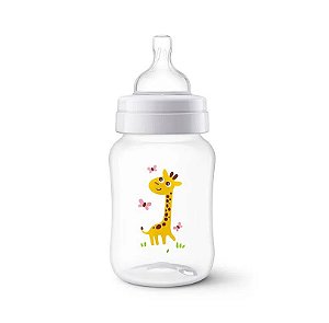 Mamadeira Anti-Cólica Clássica Girafa 260ml - Philips Avent