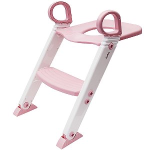 Assento Redutor com Escada Rosa - Buba
