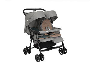 Joie Carrinho Gêmeos Aire Twin Cinza Pebble