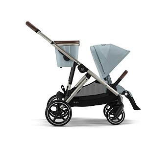 Carrinho Cybex Gazelle S 2 Azul Celeste - Estrutura Taupe