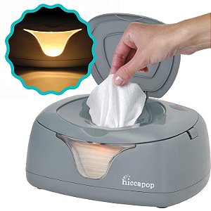 Aquecedor de Lenços Umedecidos com Luz Noturna Hiccapop
