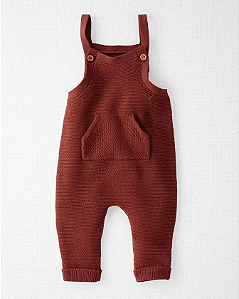 Carter's Macacão de Tricô Orgânico para Bebês Vinho Unissex