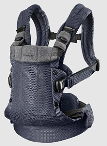 BabyBjorn Baby Carrier Harmony Anthracite 0-3 anos, Malha 3D Canguru Ergonômico