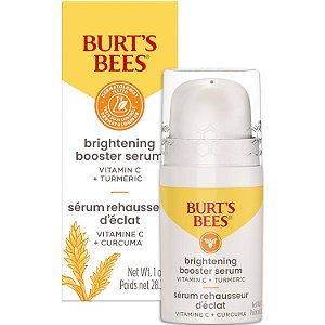 Burt's Bees Soro Iluminador para Rosto com Vitamina C e Cúrcuma, reduz manchas escuras, hidratante,