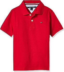 Tommy Hilfiger Polo Infantil Vermelha