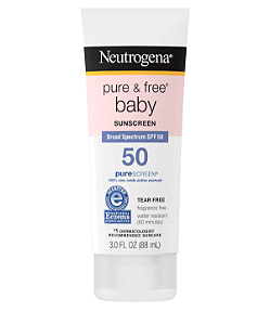 Neutrogena Baby Protetor Solar Loção FPS 50 Hipoalergêncio, Mineral Protetor para Bebês