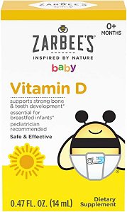 Zarbees Vitamina D para Bebê +0m, Crianças