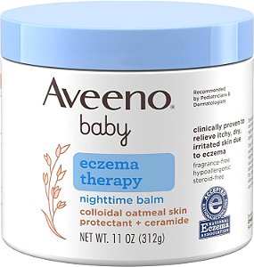 Aveeno Baby Eczema Therapy Bálsamo Noturno Nutritivo 312g