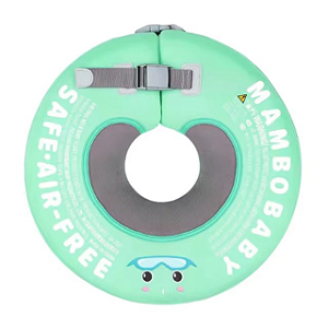 Boia de Pescoço para Recém-Nascido 0-10 KG Tamanho L MambooBaby Verde