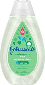Vapor Johnson's Baby Vapor de Banho Descongestionante 400ml - Acalma e Relaxa o Bebê, Hipoalergênico