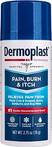 Dermoplast Spray para Alivio Pós Parto, Dor, Queimadura e Coceira Picadas Insetor, Cortes 78g