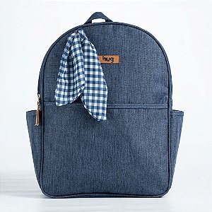Hug Mochila Maternidade Mescla Azul