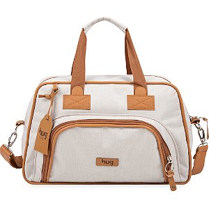 Hug Bolsa Maternidade Mimosa Bege Média