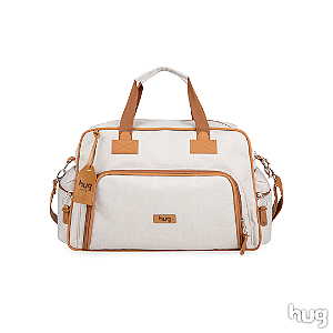 Hug Bolsa Maternidade Mimosa Bege Grande