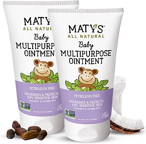 Matys 2 Pomadas Multifuncional Natural e Vegana 106g/cada