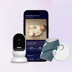 Owlet® Dream Duo 2 Baba Eletrônica Inteligente com Sistema de Monitoramento