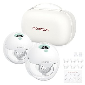 M5 Momcozy Bomba de Leite Portátil Elétrica Hands Free 24mm Com Bolsa - Mint