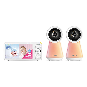 Baba Eletronica VTech RM5856-2HD Wi-Fi Remote Access 1080p with 5" Parent Unit and 2 Cameras
