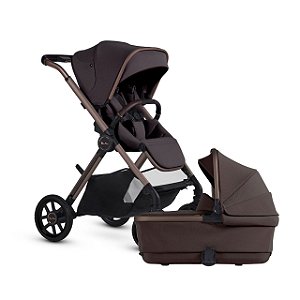 Carrinho de Bebê Silver Cross Reef 2 Ganache com Moisés