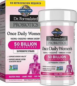 Probiotico Dr Formulated Once Daily Women's 30 Capsulas Vegetariana