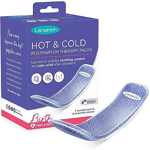 Absorvente Lansinoh - 2Pk Lansinoh Hot & Cold Pads para pós-parto