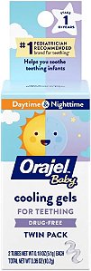 Orajel Baby Diurno e Noturno para Dentição 2 tubos - 10.2g