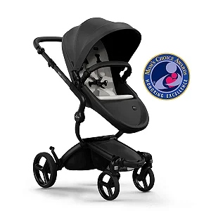 Carrinho de Bebê Mima Xari Max - Preto / Branco Pedra