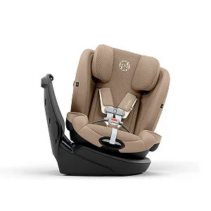 Cybex Callisto G Cadeira de Carro 360° Rotating All-in-One Convertible Car Seat - Bege Amêndoa