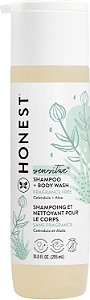 Shampoo de Limpeza 2 em 1 da The Honest Company + Sabonete Líquido para Pele Sensível 295ml