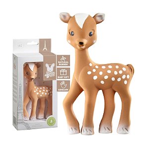 Mordedor Sophie La Girafe - FanFan Amigo Sophie La Girafe, Borracha Natural, Projetado para Bebês com Dentição, Desperte Todos os 5 Sentidos |