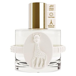 Perfume Sophie La Girafe Eau de Toilette + Mordedor Sophie Teether, Aroma Frutas Cítricas e Baunilha 50 ml