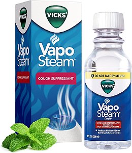 Vicks VapoSteam com Cânfora, para Umidicadores e Vaporizadores 236ml