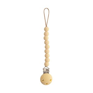 Prendedor de Chupeta Mushie Hera - Pale Yellow