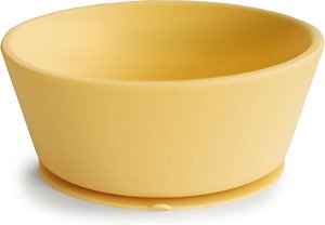 Tigela Mushie - Bowl com Ventosa, Daffodil