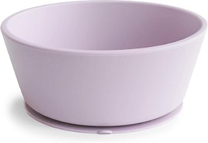 Tigela Mushie - Bowl com Ventosa, Soft Lilac