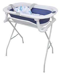 Banheira Bubbly com Suporte Blue com Almofada