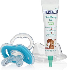 Gel Calmante para gengivas Dr. Talbot's Soothing Gel com chupetas