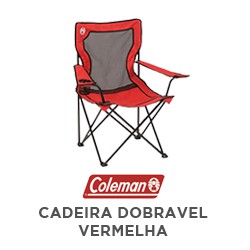 Cadeira Dobrável Coleman - Vermelha